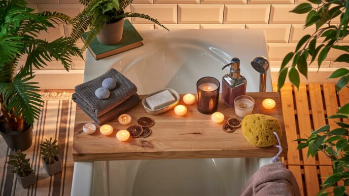 фото: домашній SPA у ванній – догляд без дорогих засобів