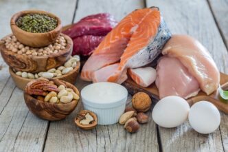 фото: продукти з білками і жирами – раціон