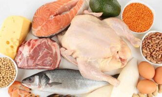 фото: курятина, риба, мʼясо, яйця, сир – продукти, які містять білок