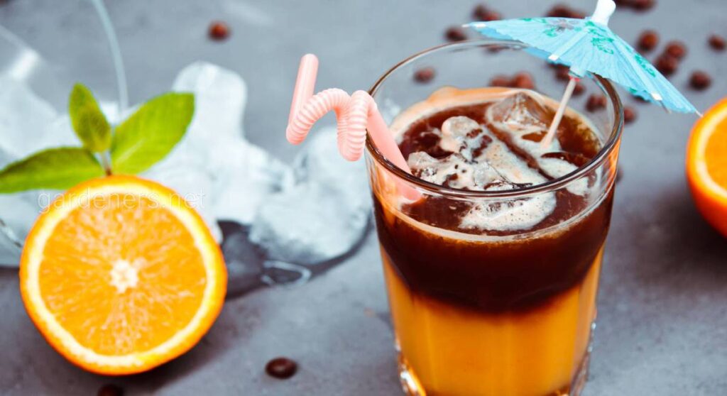 фото: кава з льодом та апельсином - незвичайні добавки до кави