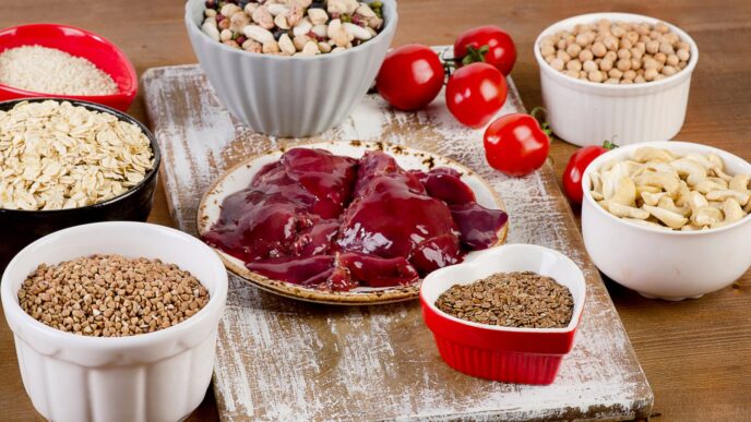 фото: печінка, помідори – продукти, які містять мідь