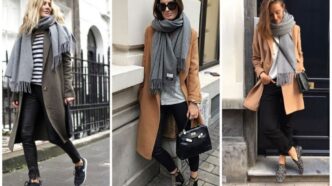 фото: жінки в осінньому одязі – як носити шарф