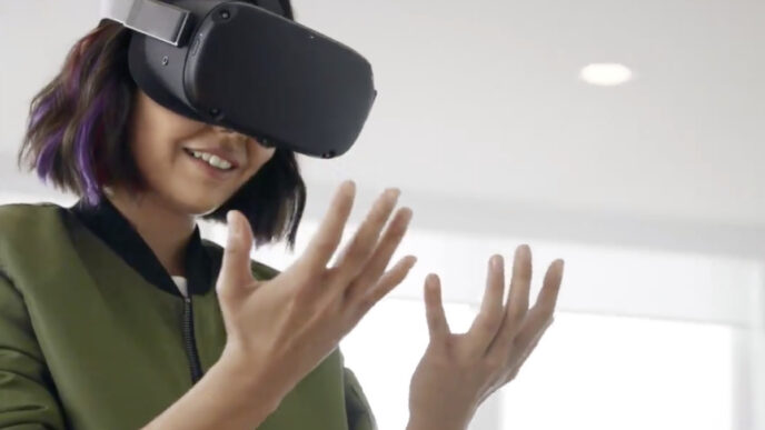 фото: дівчина у VR-окулярах – як працює VR для релаксу